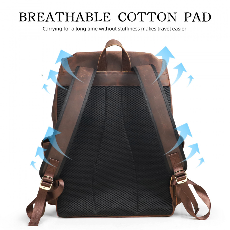 New Arrivals Leather Backpack  - Luxury Bags For Travel のレビューと価格