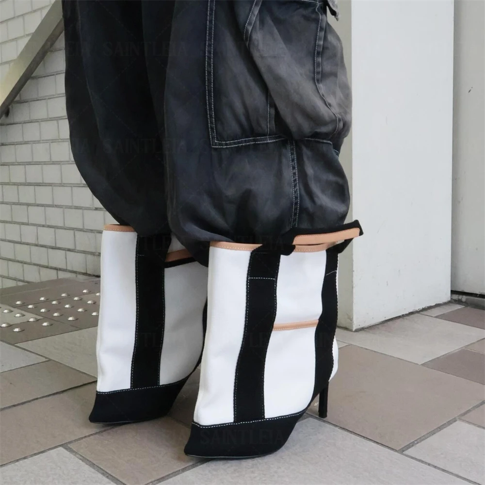 New Women's Color Block Tote B - Canvas Tote Designer のレビューと価格