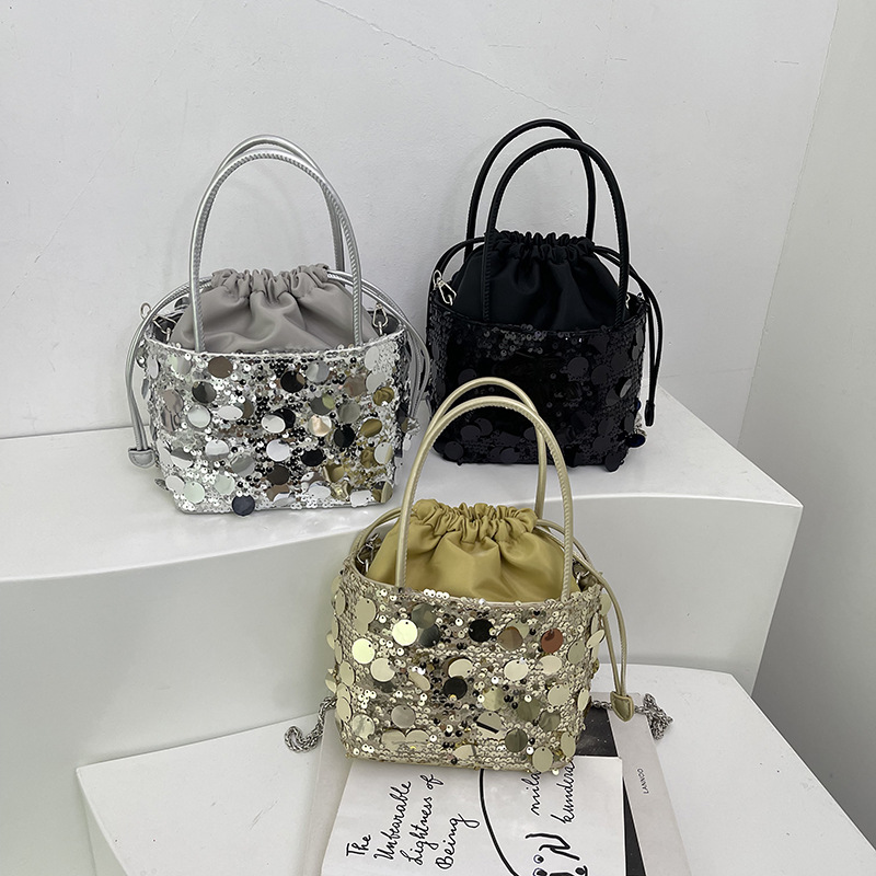 Light Luxury Sequins Bucket Ha - Luxury Bags News のレビューと価格