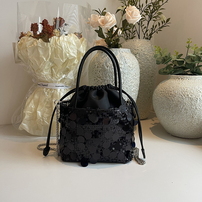 Light Luxury Sequins Bucket Ha - Luxury Bags News のレビューと価格