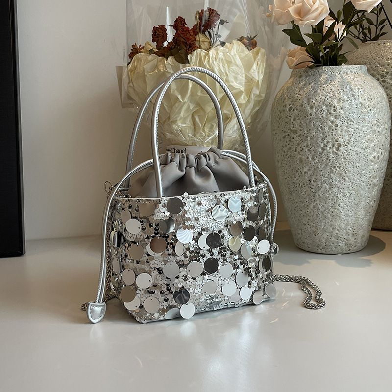 Light Luxury Sequins Bucket Ha - Luxury Bags News のレビューと価格