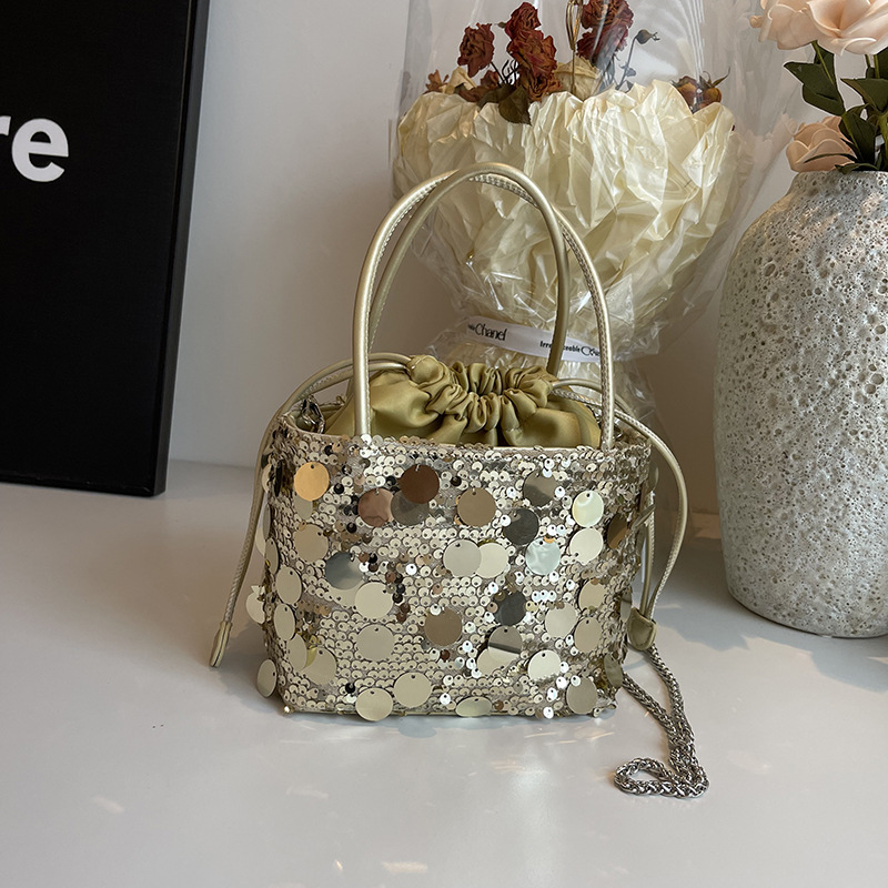Light Luxury Sequins Bucket Ha - Luxury Bags News のレビューと価格