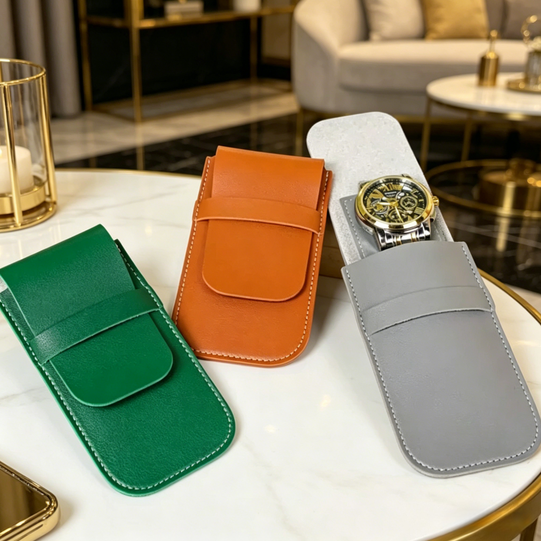 Leather Watch Pouch Single Slo - Luxury Bags News のレビューと価格