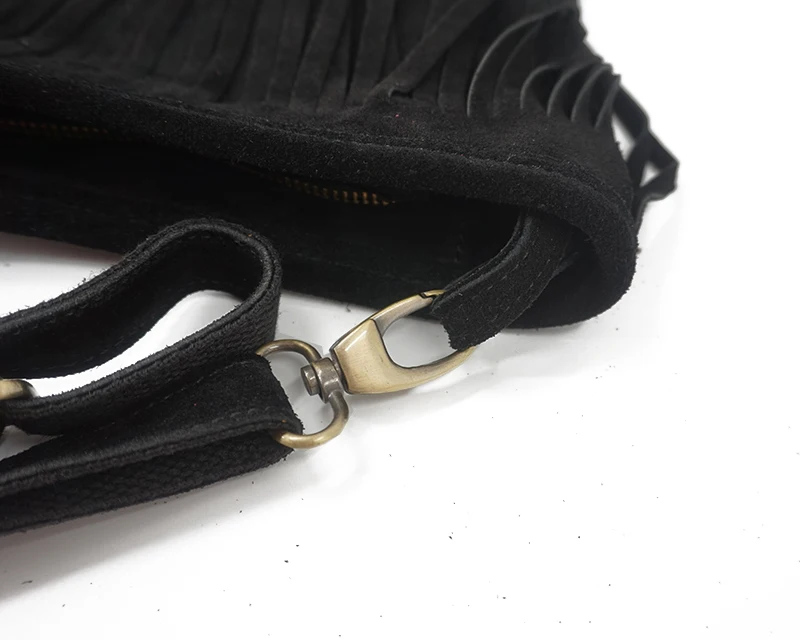 Women Genuine Leather Suede Fr - Half Moon Bag Suede のレビューと価格