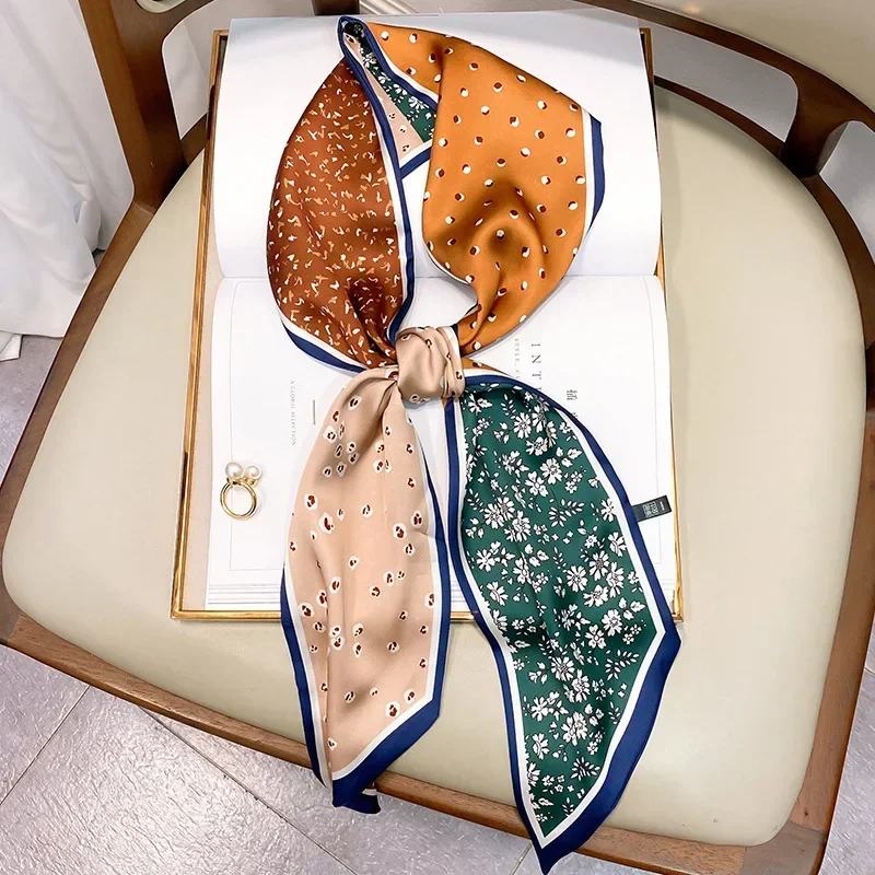 Design Print Skinny Scarf Plai - Luxury Bags For Travel のレビューと価格