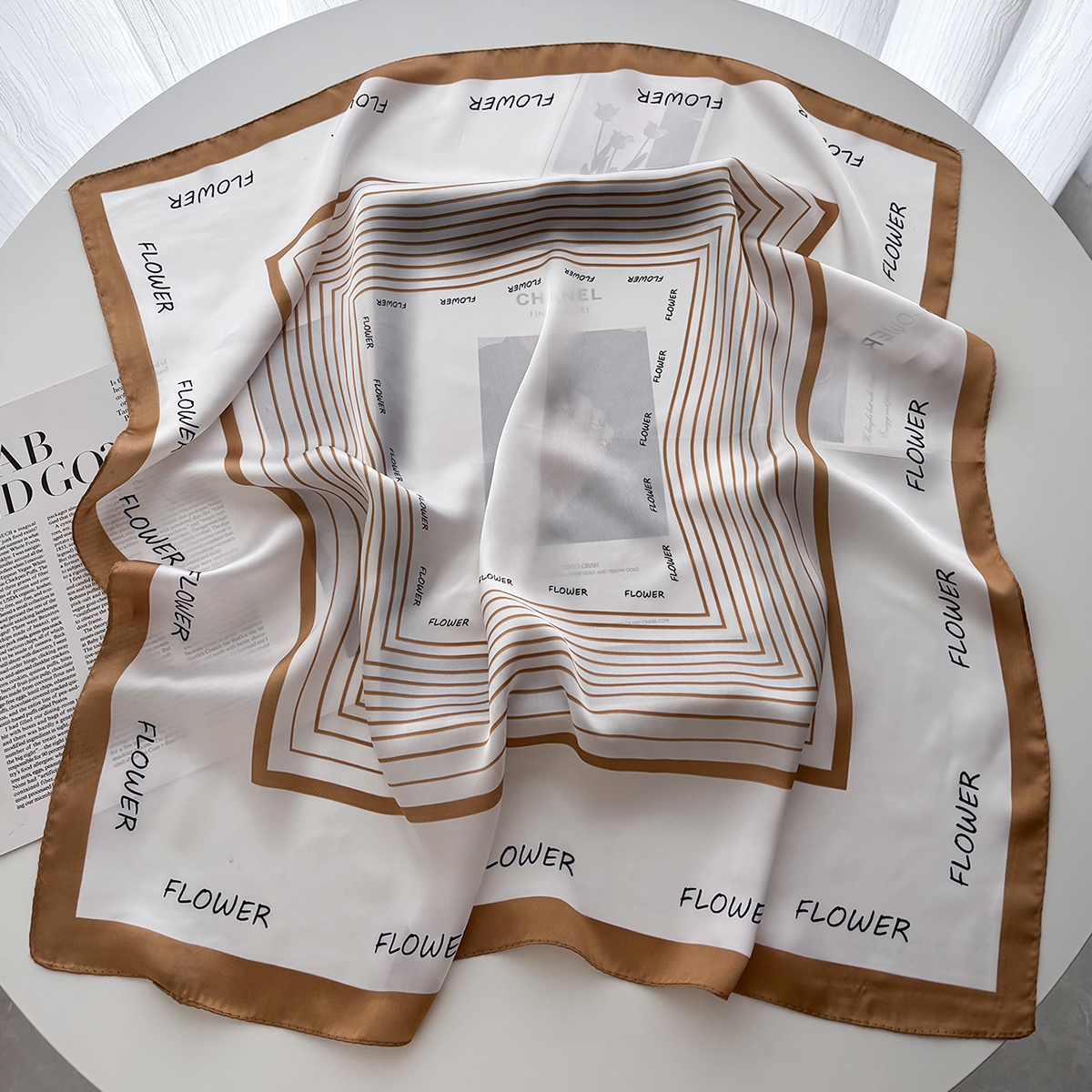Luxury Print Scarf For Women E - Luxury Bags For Travel のレビューと価格