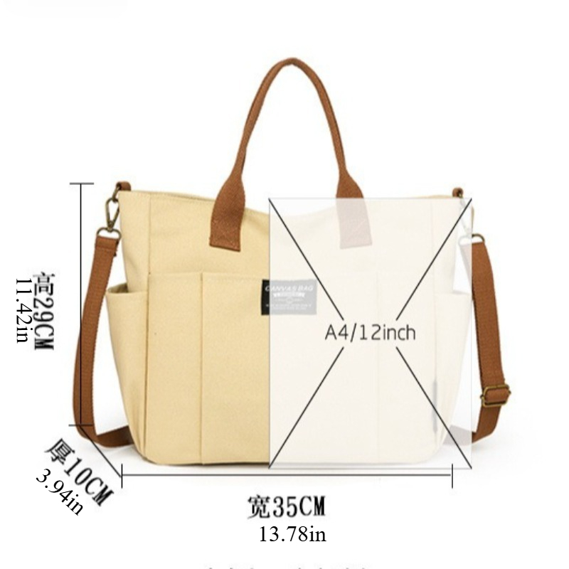 Large Canvas Tote Bag for Wome - Canvas Tote Designer のレビューと価格
