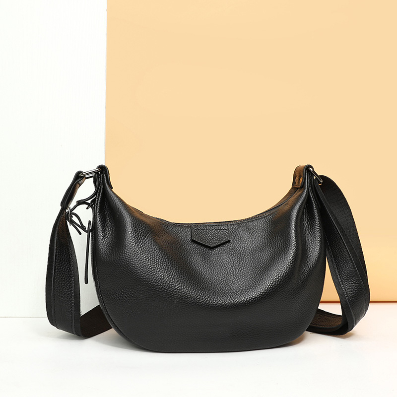 New Women Bags 100% Genuine Le - Half Moon Bag Suede のレビューと価格