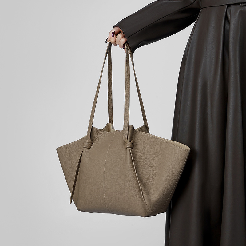 Women Cow Leather Large Capaci - Luxury Tote Bags With Zipper のレビューと価格