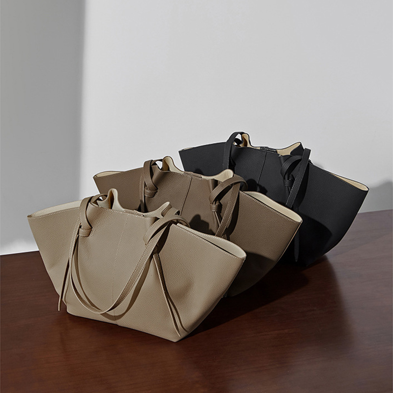 Women Cow Leather Large Capaci - Luxury Tote Bags With Zipper のレビューと価格
