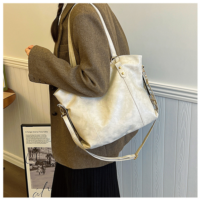 Vintage Women's Shoulder Bag L - Luxury Tote Bags With Zipper のレビューと価格