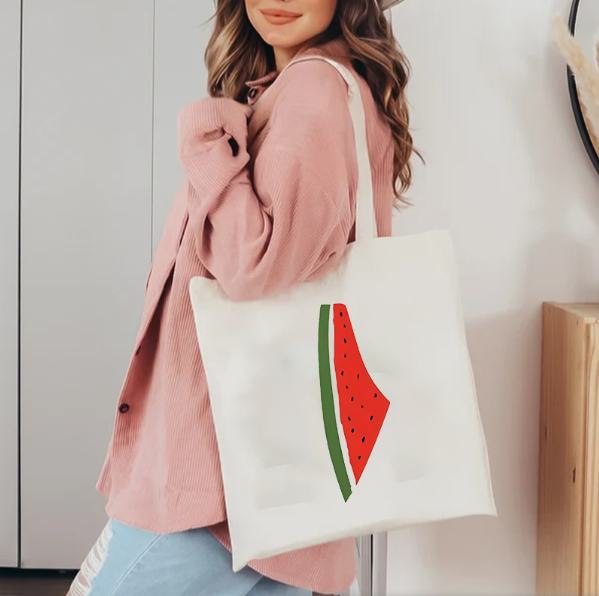 This Is Not A Watermelon Patte - Canvas Tote Designer のレビューと価格