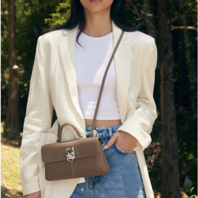 Creative Niche Genuine Leather - Half Moon Bag Suede のレビューと価格