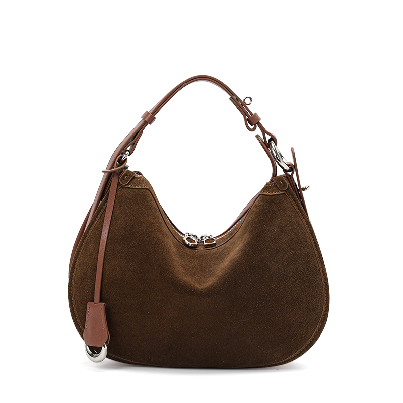 Aidani Suede Crescent Bag, Wom - Half Moon Bag Suede のレビューと価格