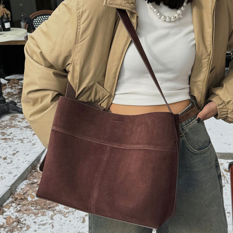 Korean Genuine Leather Tote Ba - Luxury Tote Bags With Zipper のレビューと価格