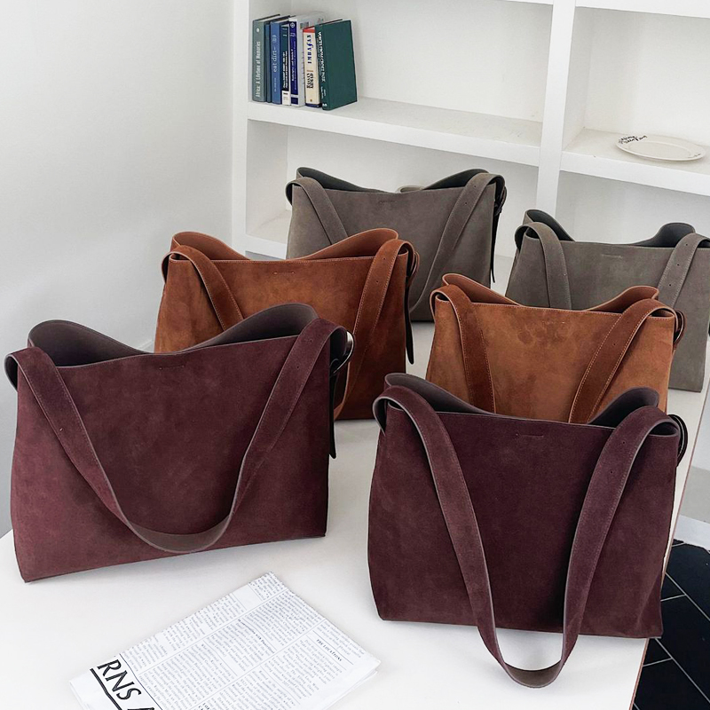 Korean Genuine Leather Tote Ba - Luxury Tote Bags With Zipper のレビューと価格