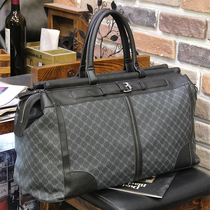 Fashion Plaid Travel Bag Men H - Luxury Tote Bags With Zipper のレビューと価格