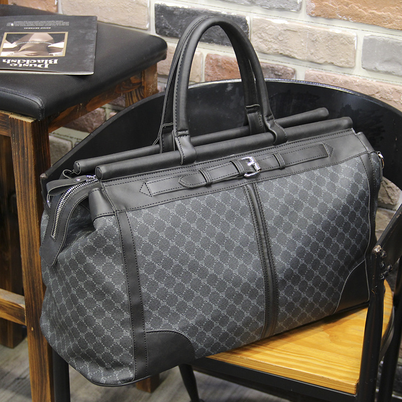 Fashion Plaid Travel Bag Men H - Luxury Tote Bags With Zipper のレビューと価格