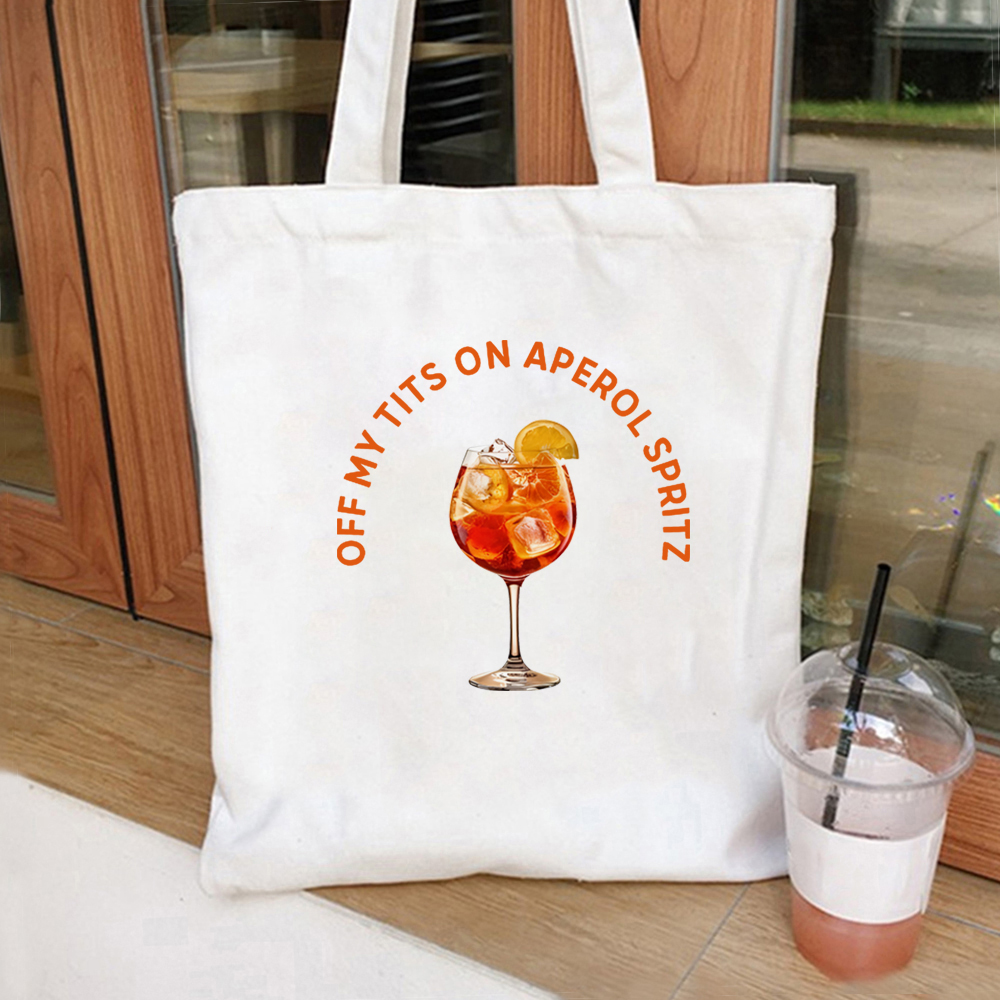 Off My Tits on Aperol Spritz W - Canvas Tote Designer のレビューと価格