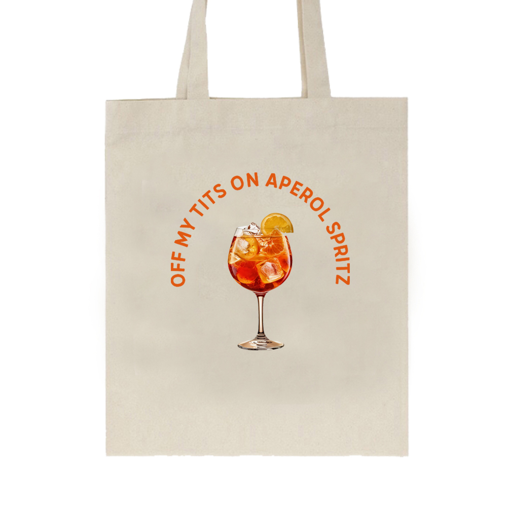 Off My Tits on Aperol Spritz W - Canvas Tote Designer のレビューと価格