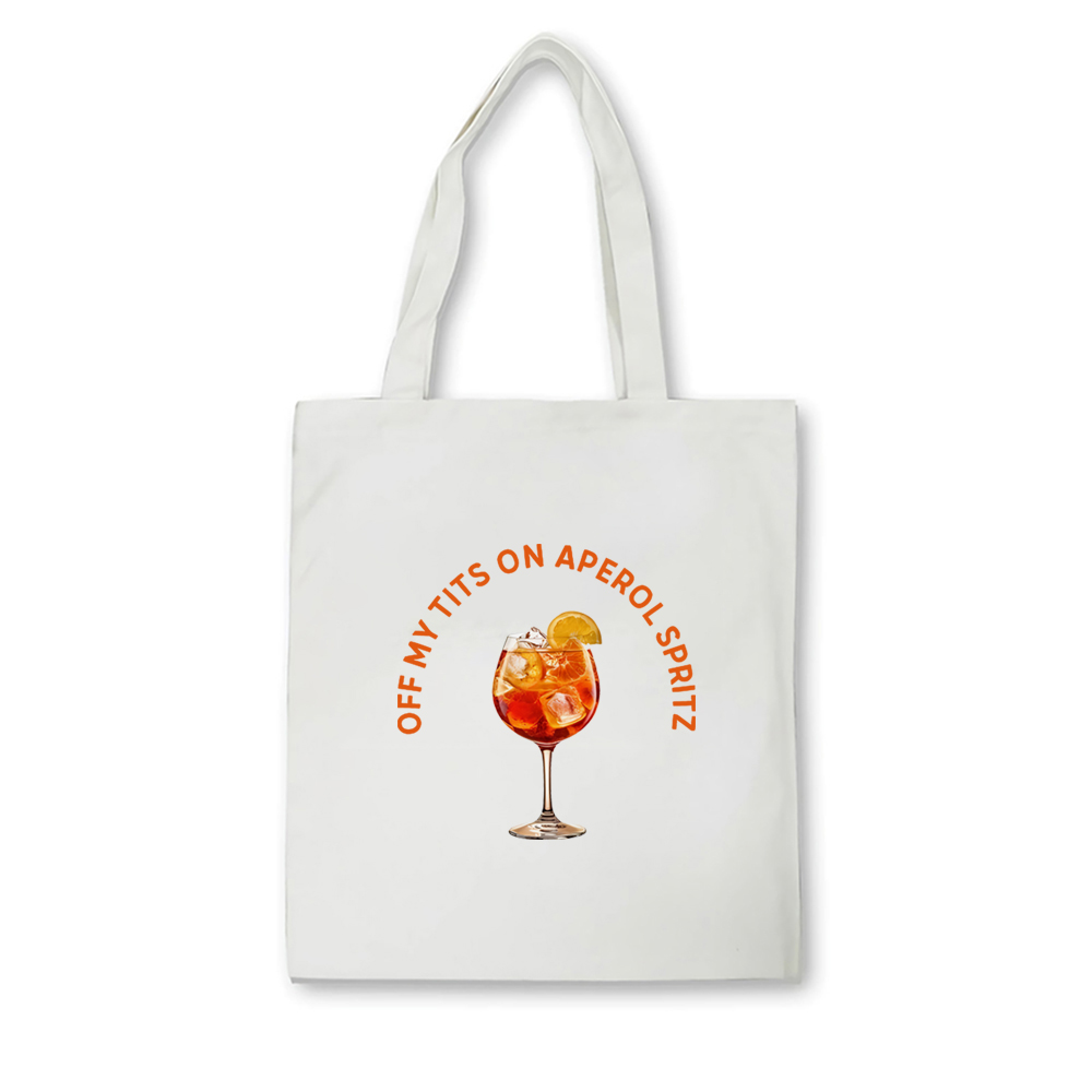 Off My Tits on Aperol Spritz W - Canvas Tote Designer のレビューと価格