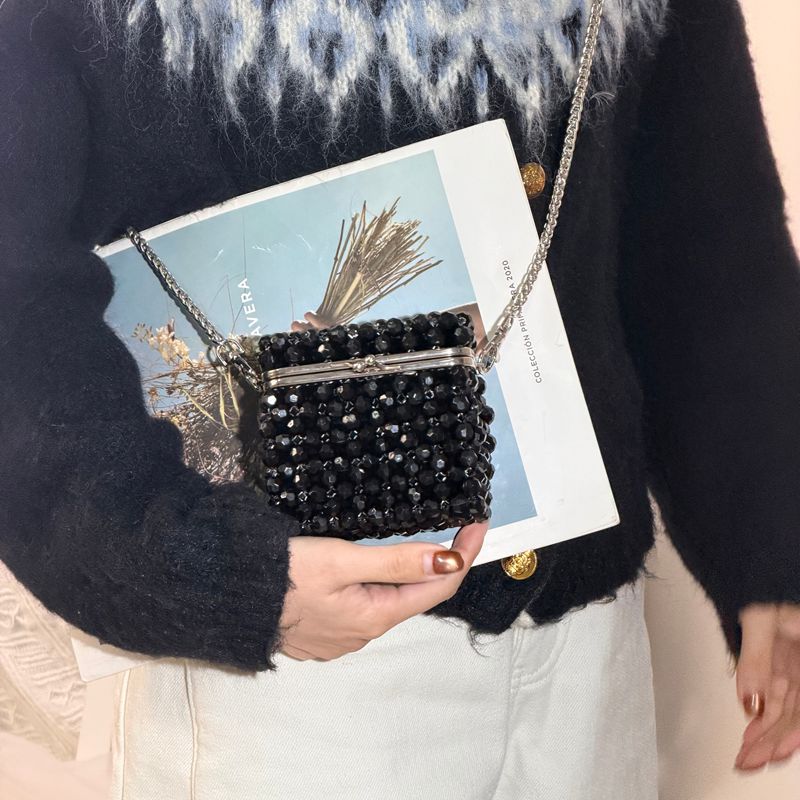 Vintage Black Beaded Clutch Ba - Luxury Bags Sales のレビューと価格