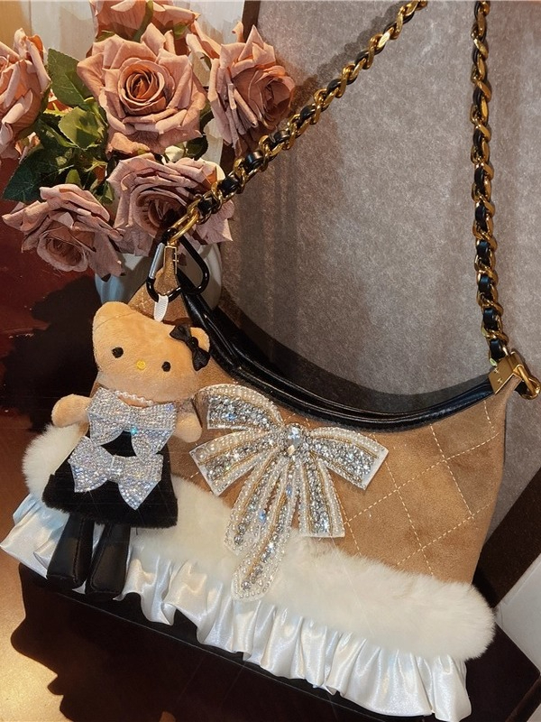 Vintage Niche Heavy Industry R - Half Moon Bag Suede のレビューと価格