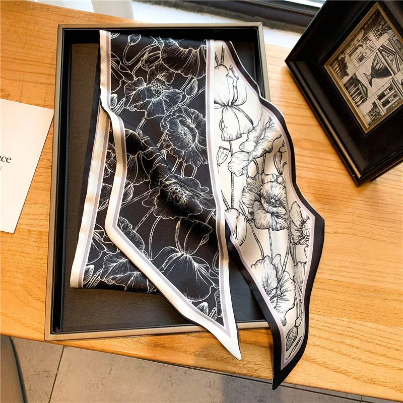 Luxury Long Silk Scarf Female  - Luxury Bags For Travel のレビューと価格