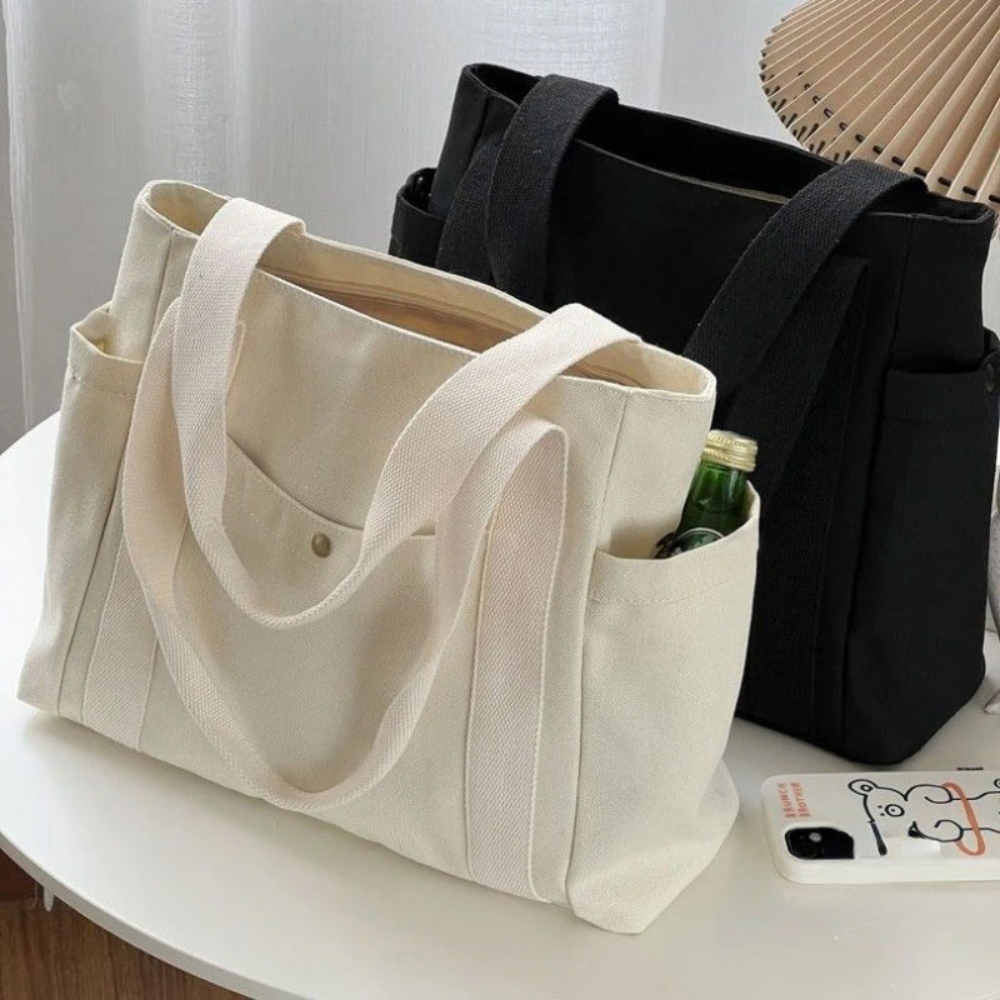 Large Capacity Canvas Tote Bag - Canvas Tote Designer のレビューと価格