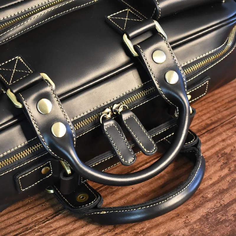 Vintage Men's Black Shoulder B - Luxury Bags For Travel のレビューと価格