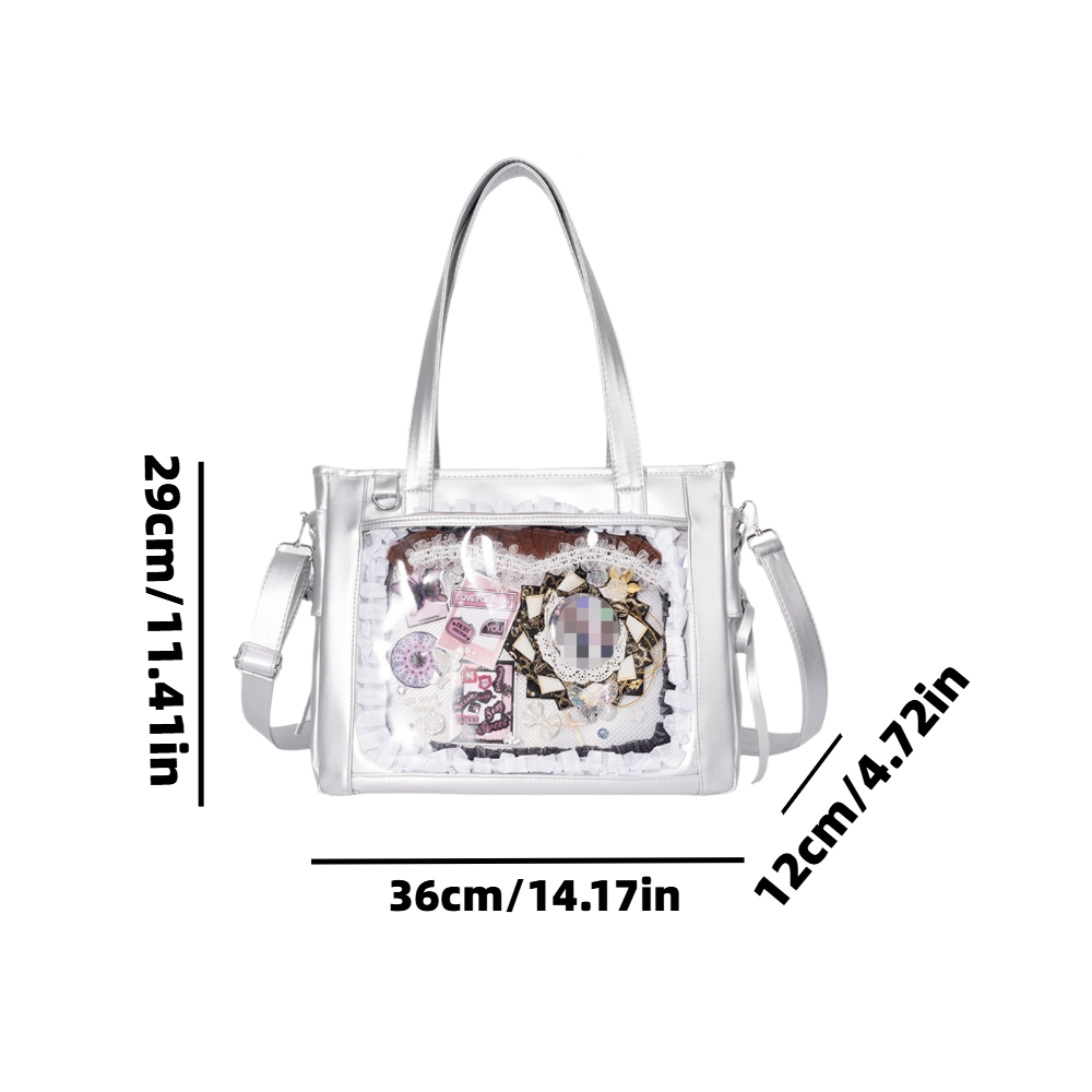 New Japanese Cute Kawaii Girls - Luxury Tote Bags With Zipper のレビューと価格