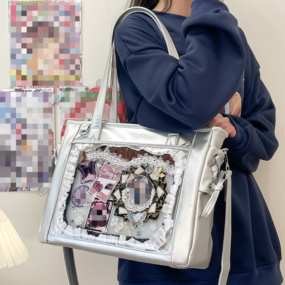 New Japanese Cute Kawaii Girls - Luxury Tote Bags With Zipper のレビューと価格