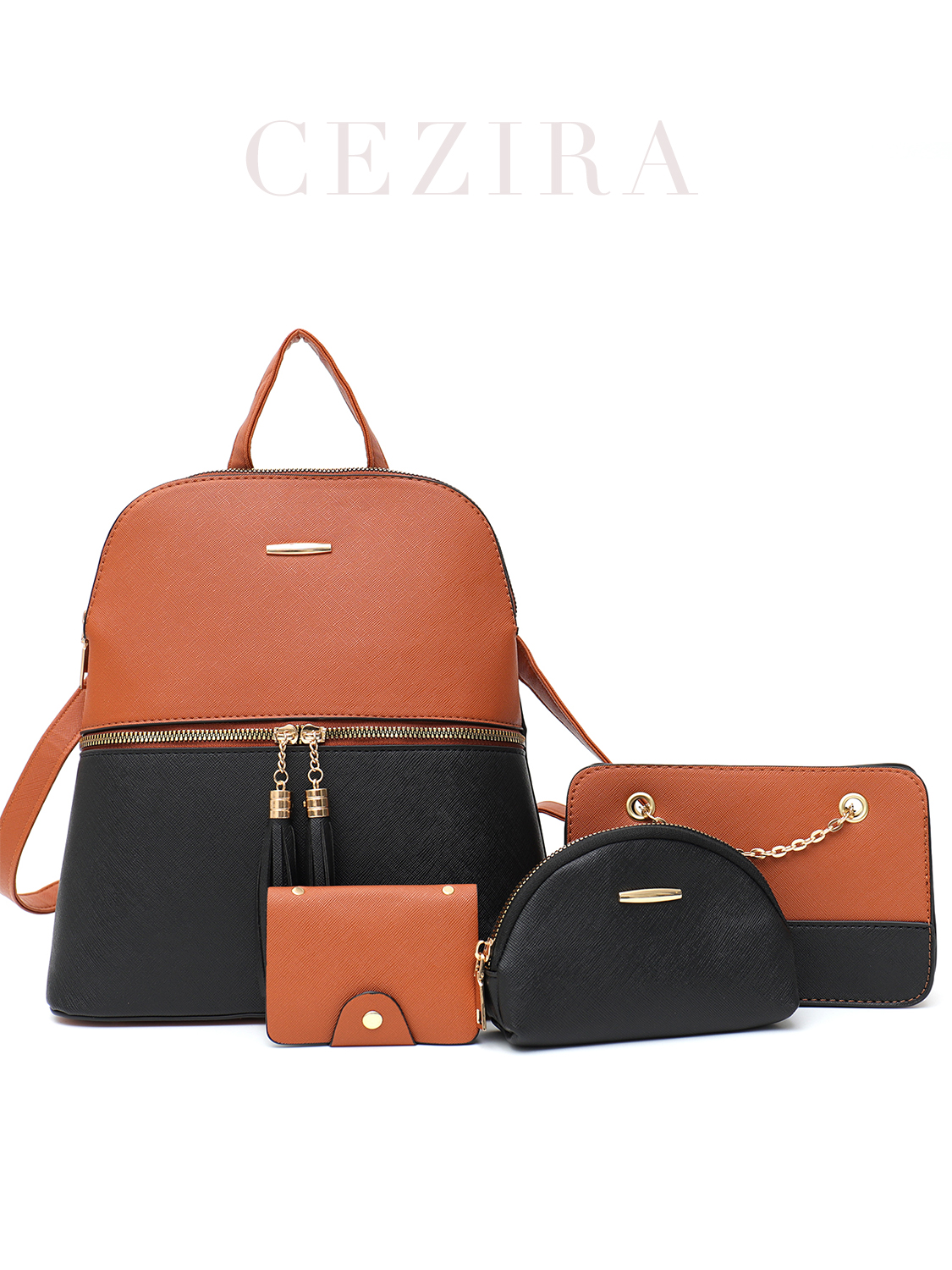 4 PCS Bags Set Women's Fashion - Luxury Tote Bags With Zipper のレビューと価格