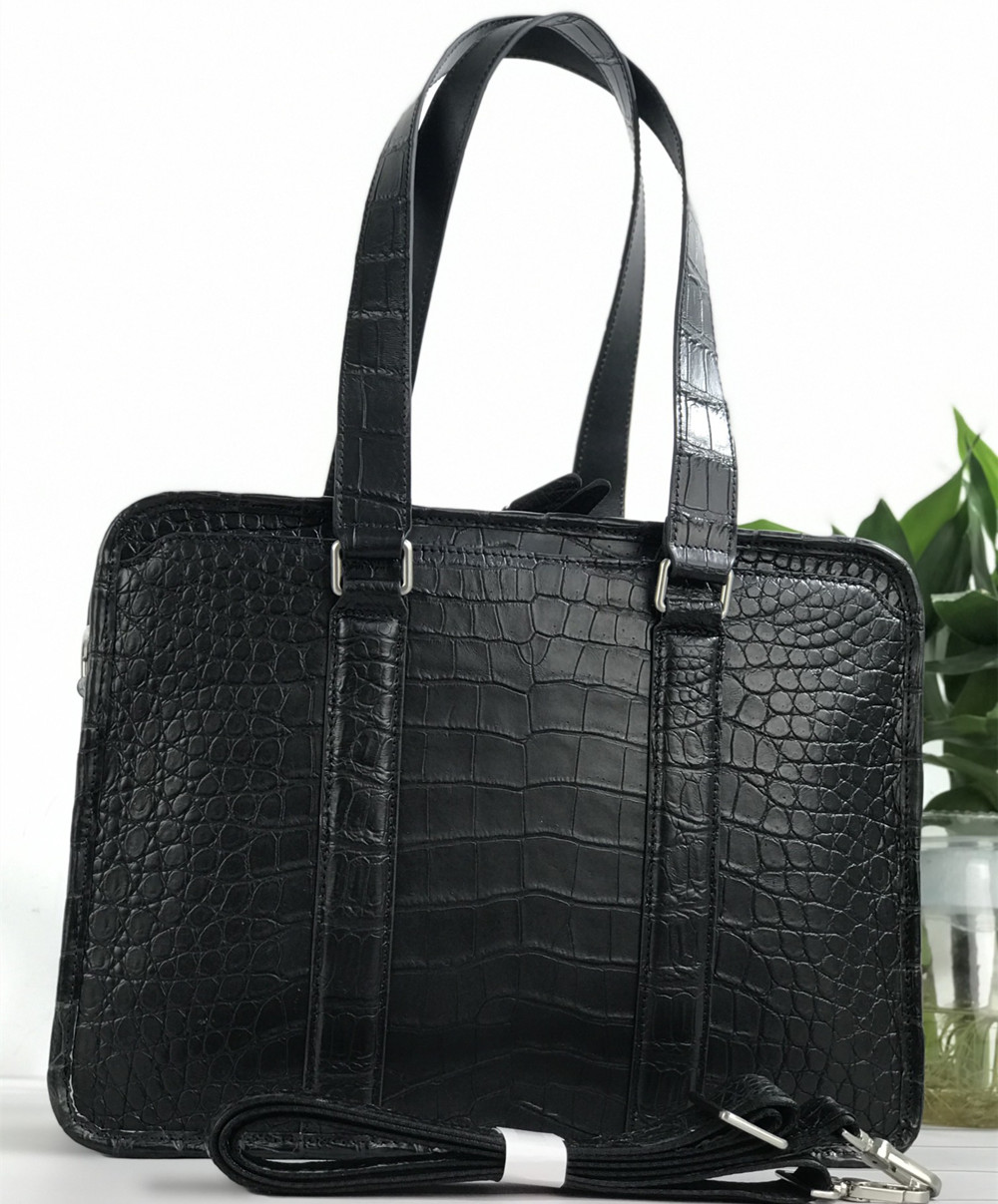 New crocodile leather laptop b - Luxury Tote Bags With Zipper のレビューと価格
