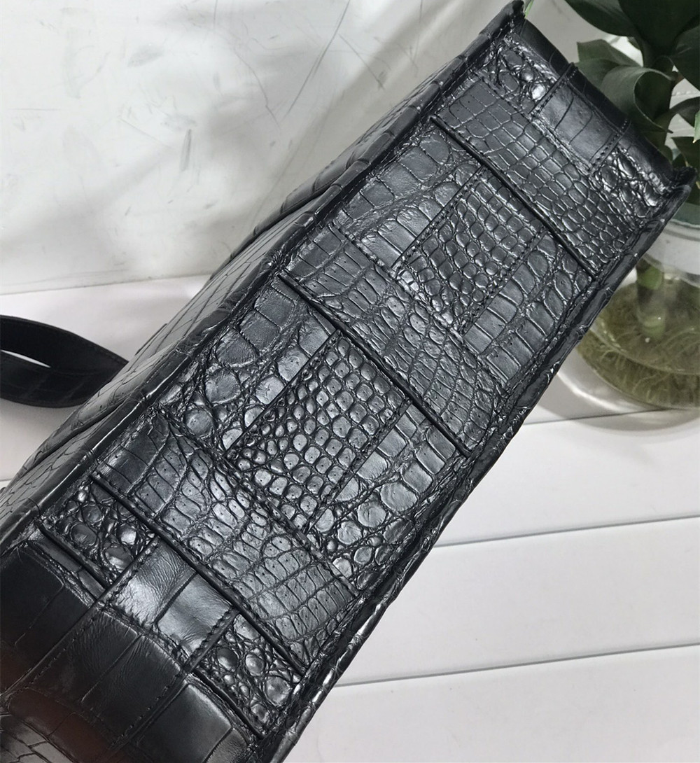 New crocodile leather laptop b - Luxury Tote Bags With Zipper のレビューと価格