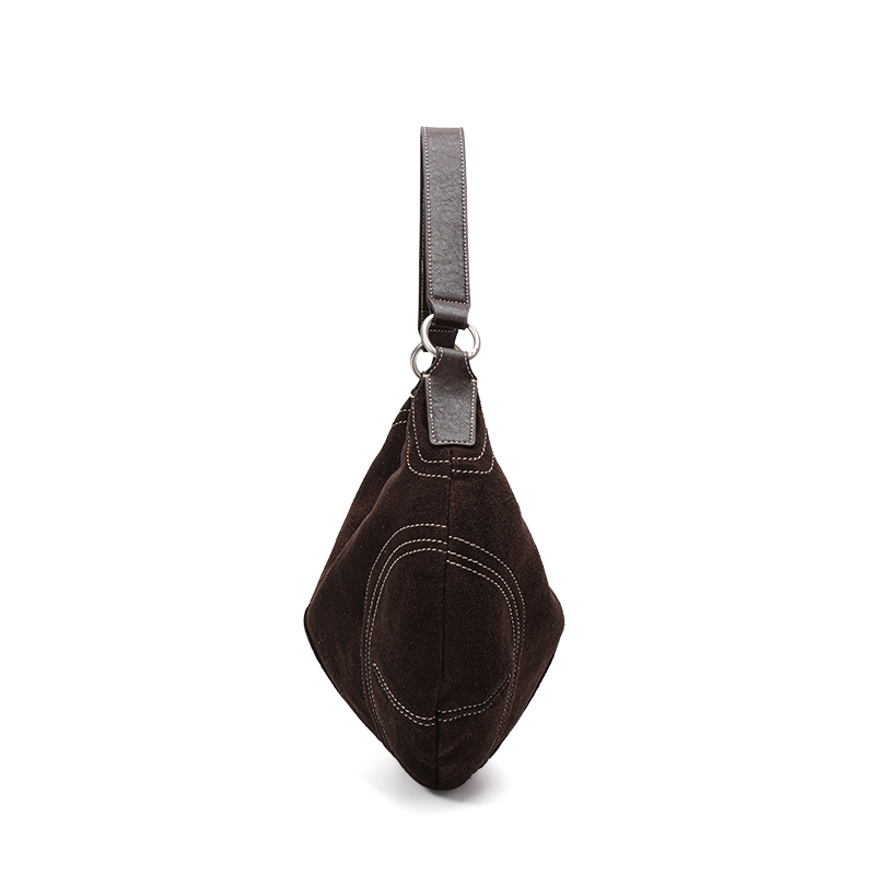 Aidanni Cowhide Suede Underarm - Half Moon Bag Suede のレビューと価格