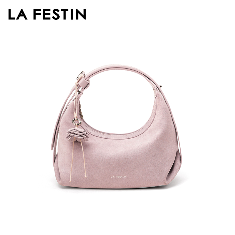 LA FESTIN Original Handbag Wom - Half Moon Bag Suede のレビューと価格