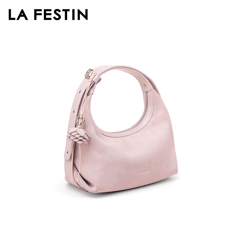 LA FESTIN Original Handbag Wom - Half Moon Bag Suede のレビューと価格