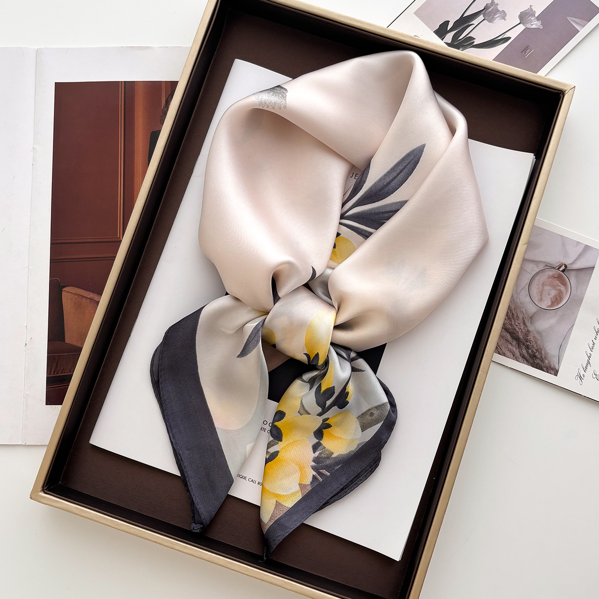 Luxury 70cm Square Scarf For W - Luxury Bags For Travel のレビューと価格
