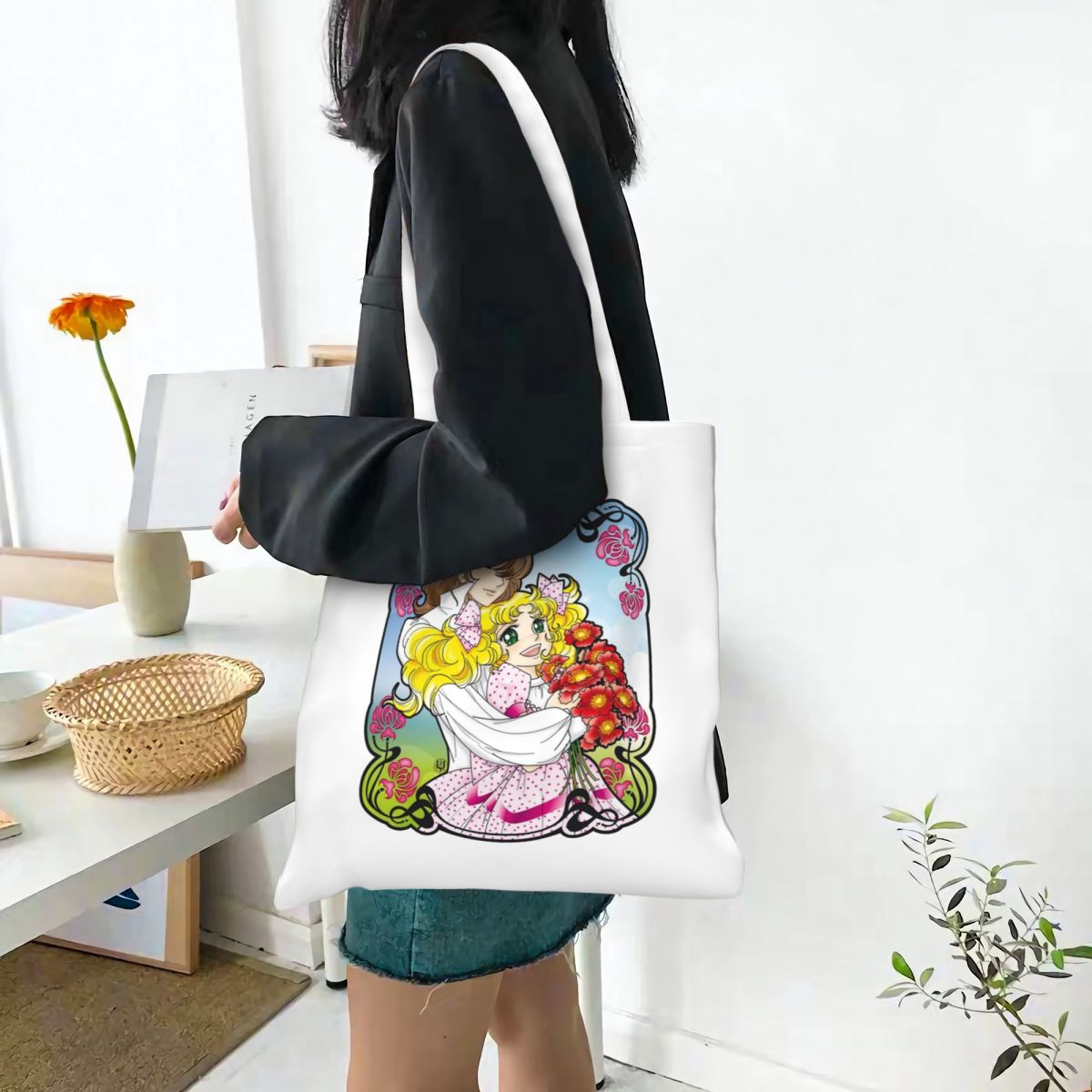 Candy Candy Anime & Terence Ca - Canvas Tote Designer のレビューと価格